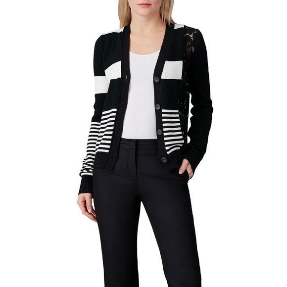 No21 Classic Black Cardigan Sweater - Picture 1 of 9
